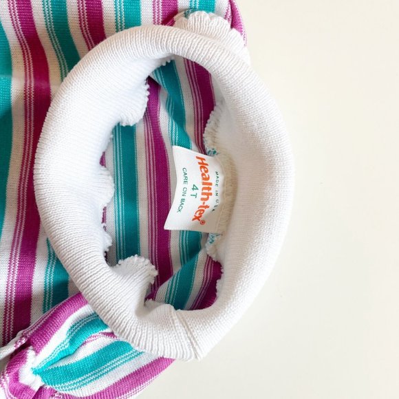 Vintage Healthtex Striped Turtleneck Shirt | 4T - Picture 4 of 7